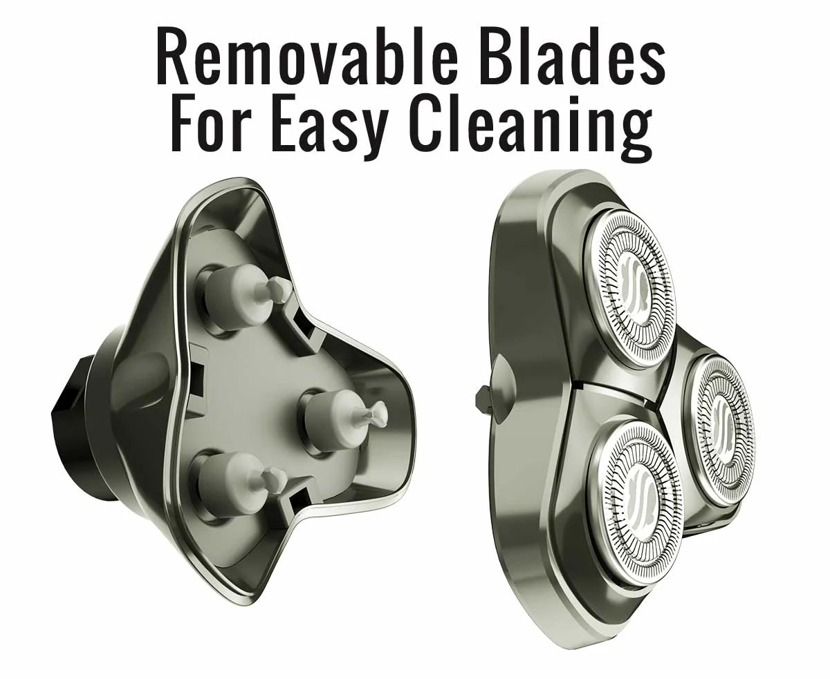 Palm Head & Face Shaver | USB charging cable included - Image 5