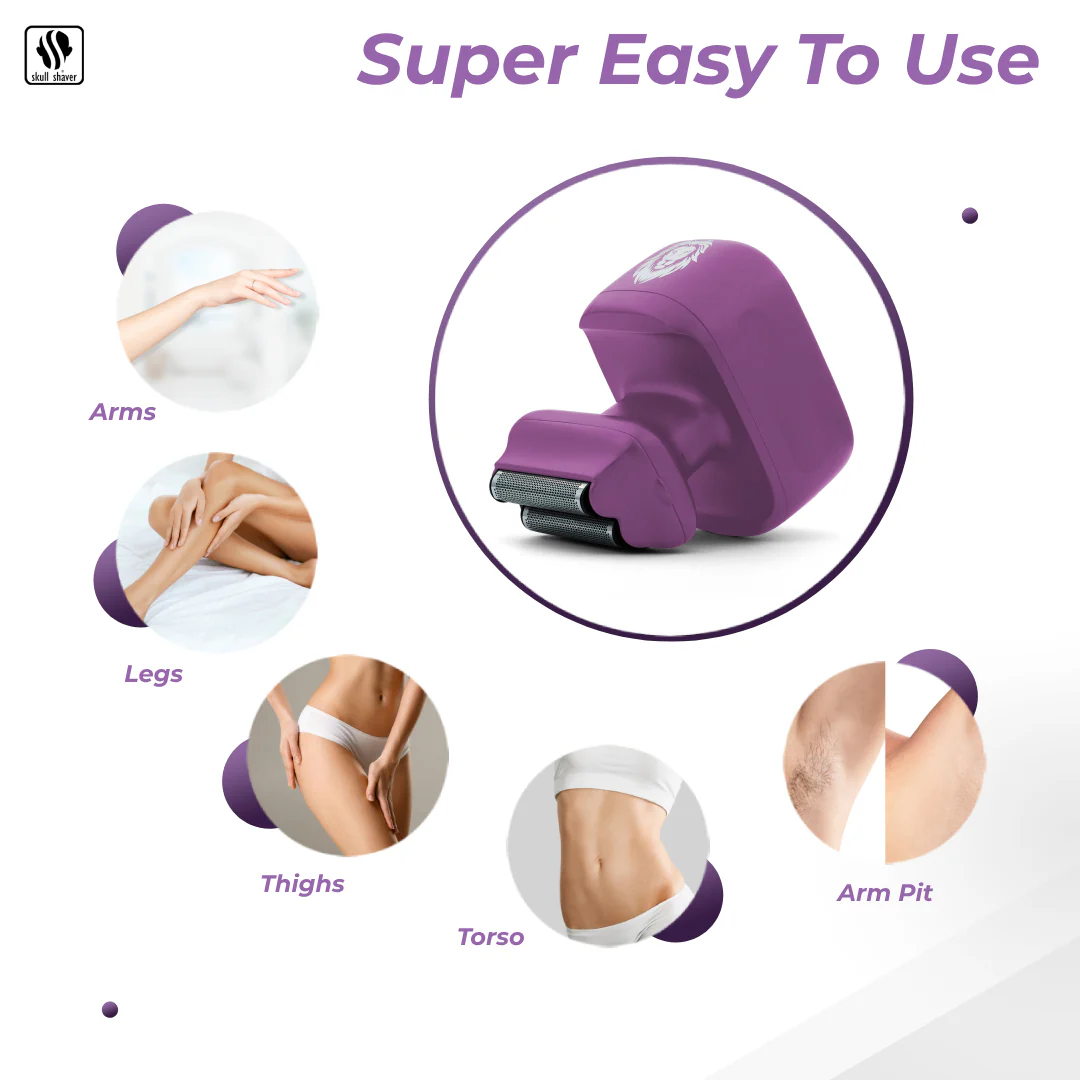 One Lion Purple PRO Foil shaver | Two foil options: Standard and Sensitive included - Image 5