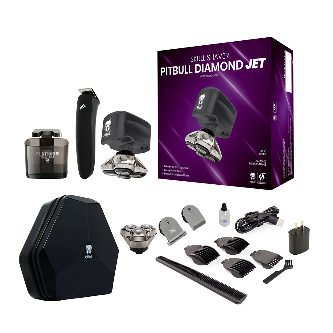 Pitbull Diamond Jet Head & Face Shaver | Ultimate Precision & Smoothness - Image 7