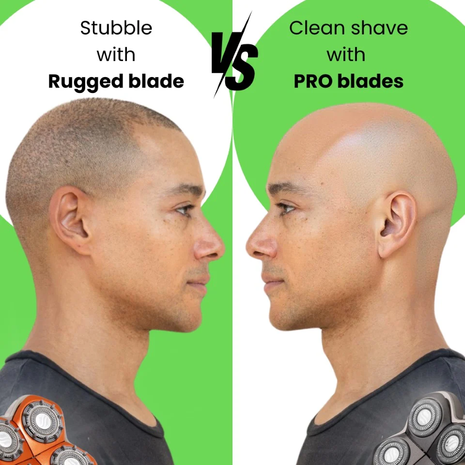 RuggedTM 4 Head Replacement Blade | For maintaining Stubble | Compatible with all Skull Shaver models - Image 3