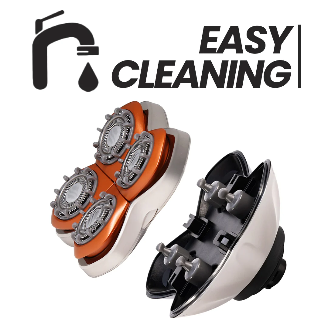 RuggedTM 4 Head Replacement Blade | For maintaining Stubble | Compatible with all Skull Shaver models - Image 4